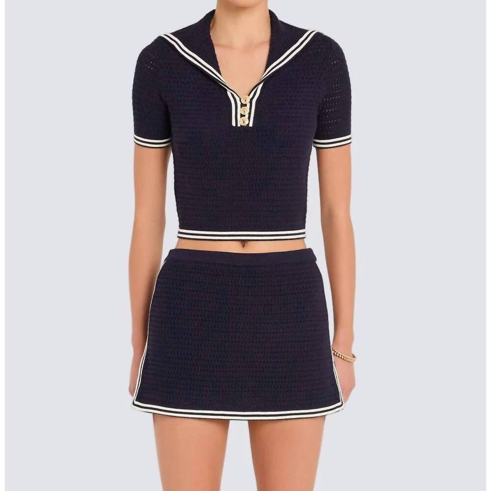 NEW AMANDA UPRICHARD moniqus skort in navy